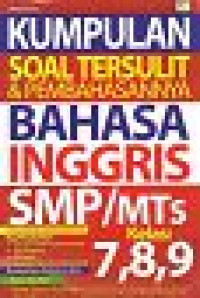 Image of Kumpulan Soal Tersulit Bahasa Inggris SMP/MTs Kelas 7,8,9