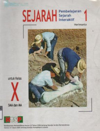 Image of Sejarah Pembelajaran Sejarah Interaktif untuk kelas X SMA dan MA