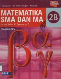 Image of Matematika SMA dan MA untuk Kelas XI Semester 2 Prog. IPS