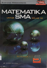 Image of Matematika untuk SMA Jilid 5 kelas XII