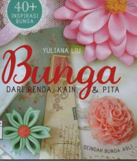 Image of Bunga dari Renda, Kain, & Pita