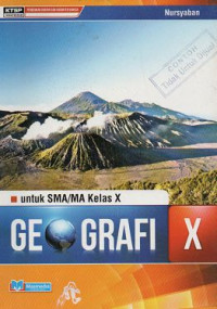 Image of Geografi X untuk SMA/MA Kelas X