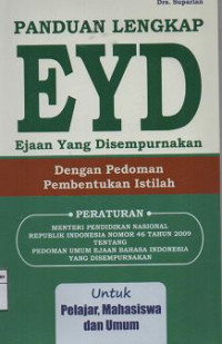 Image of Panduan Lengkap EYD Ejaan Yang Disempurnakan Dengan Pedoman Pembentukan Istilah