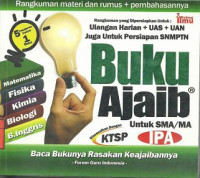 Image of Buku Ajaib : Ringkasan Meteri, Soal- Soal dan pembahasan IPA SMA\MA