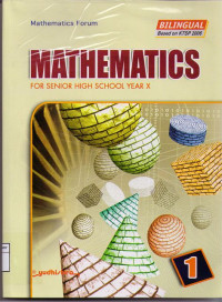 Image of Mathematics Forum. For Senior High School Year X