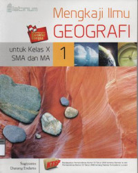 Image of Mengkaji Ilmu Geografi untuk Kelas X SMA dan MA 1