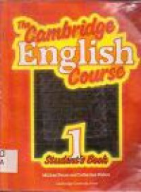 Image of The Cambridge English Course 1 Student's Book