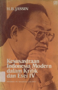 Image of Kesusastraan Indonesia Modern dalam Kritik dan Esei IV