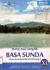 Image of Rancage Diajar Basa Sunda pikeun murid SMA kelas XI