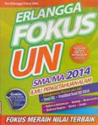 Image of Erlangga Fokus UN SMA/MA 2014 IPA