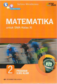 Image of Matematika untuk kelas XI Progam Ilmu Alam