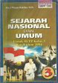 Image of Sejarah Nasional dan Umum untuk SLTP Kelas 3 : Kurikulum 1994