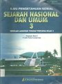 Image of Ilmu Pengetahuan Sosial : Sejarah Nasional dan Umum 3