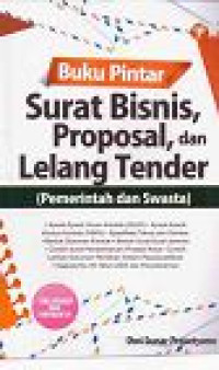 Image of Buku Pintar Surat Bisnis, Proposal, dan Lelang Tender
