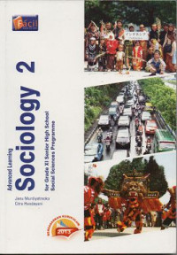 Image of Advanced Learning Sociology 2 for grade XI Senior High School Social Sciences Programme
