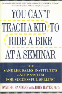 Image of You can't teach a kid to Ride a bike at a Seminar